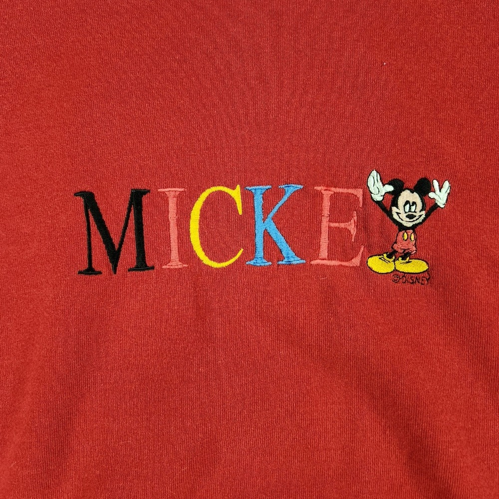 Disney Red Mickey Sweatshirt - Picture 5 of 6